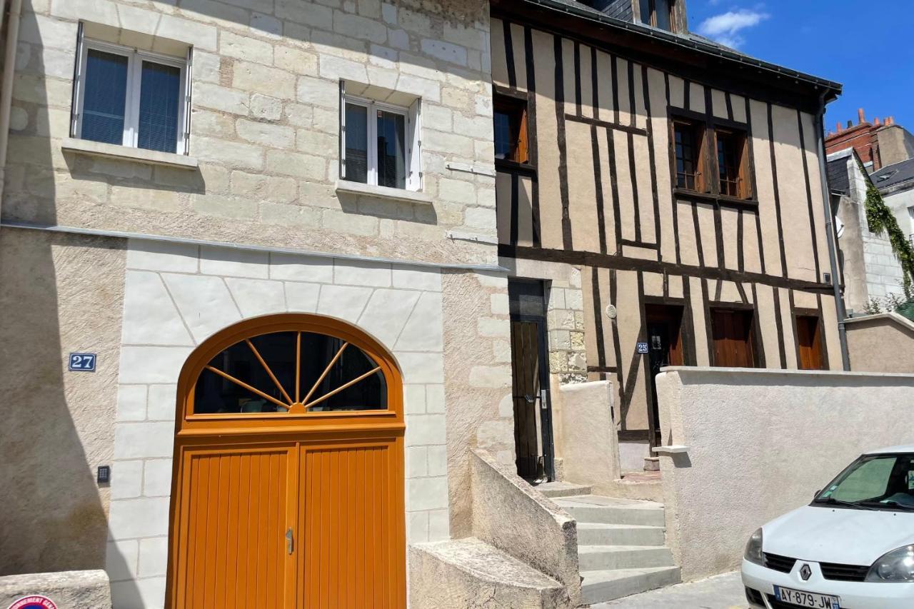 Le Chambord Beautiful Half-Timbered House With Terrace Lägenhet Tours Exteriör bild